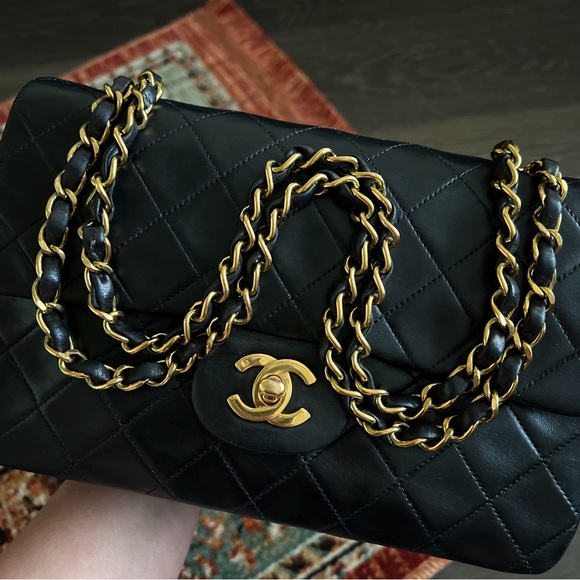 SOLD**Chanel Vintage Classic Small Double Flap Bag - Picture 7 of 13